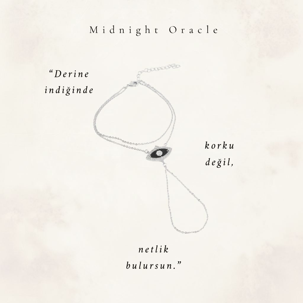 Midnight Oracle Koruyucu Göz Silver Şahmeran