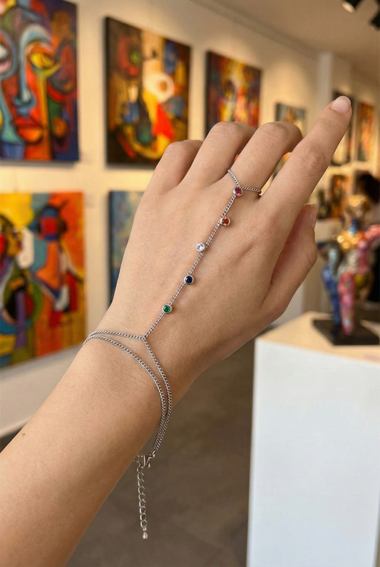 Spectrum Flow Renkli Zirkon Süslemeli Şahmeran