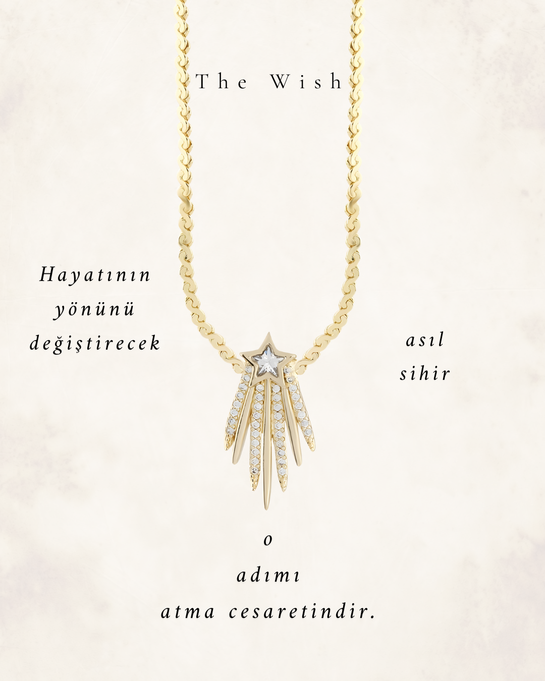 The Wish Gold Kolye