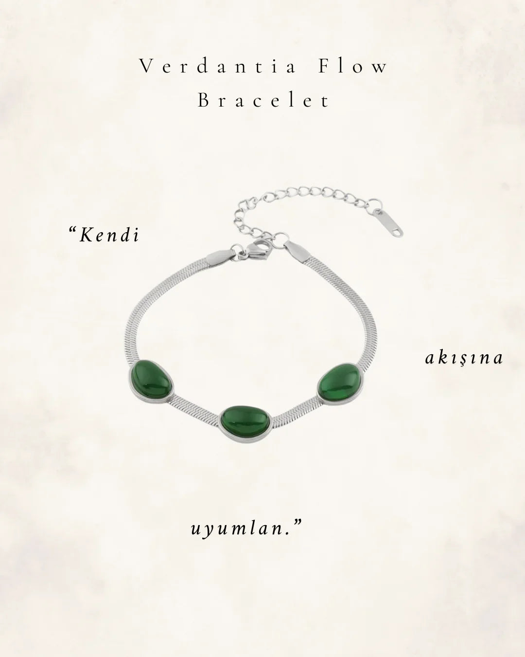 Verdantia Flow Silver Bileklik