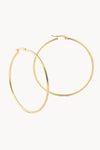 Eternal Circle Gold Tone Grande Hoops Küpeler