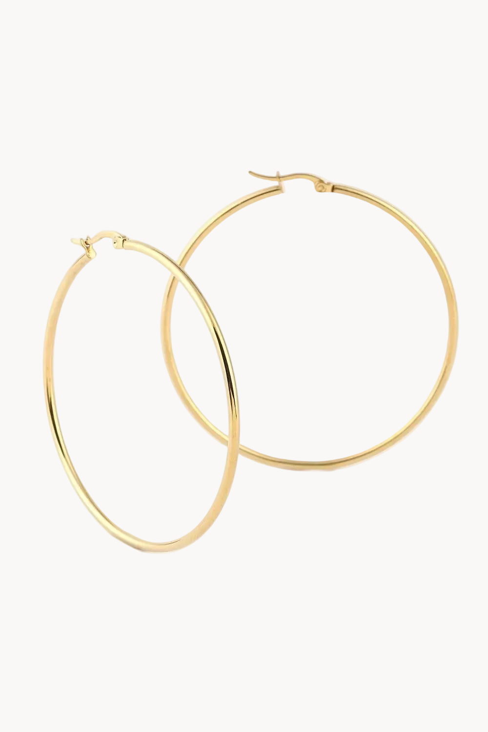 Eternal Circle Gold Tone Grande Hoops Küpeler