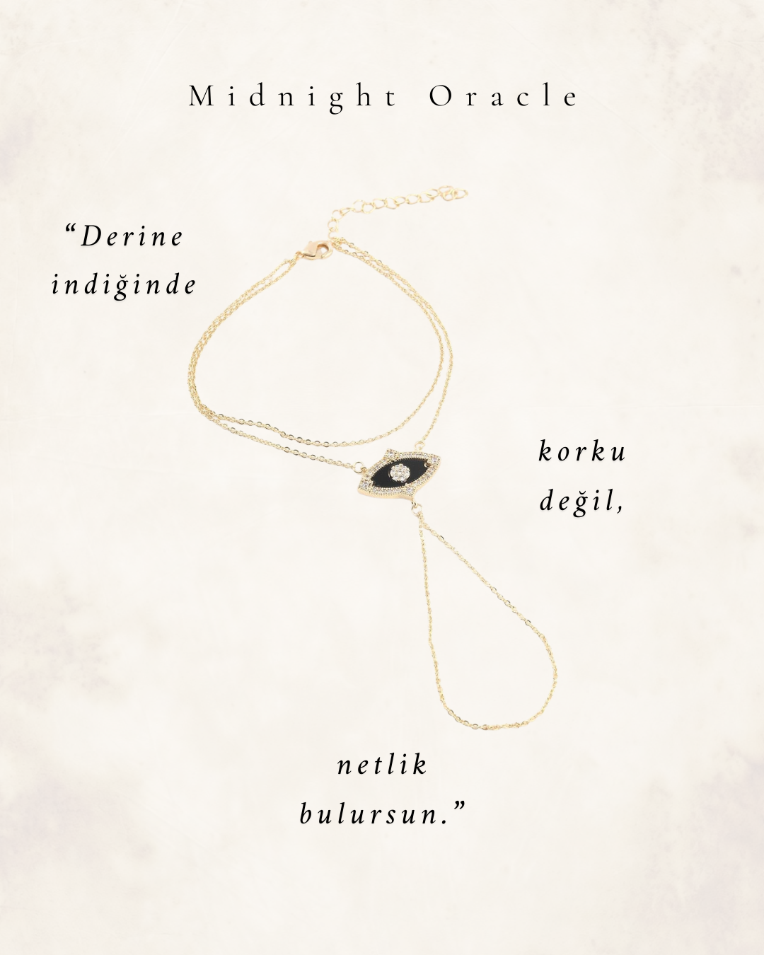 Midnight Oracle Koruyucu Göz Gold Şahmeran